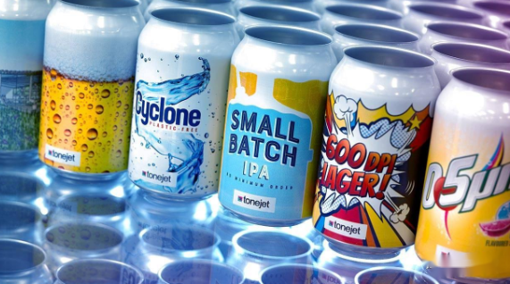 噴墨打印個(gè)性化飲料罐